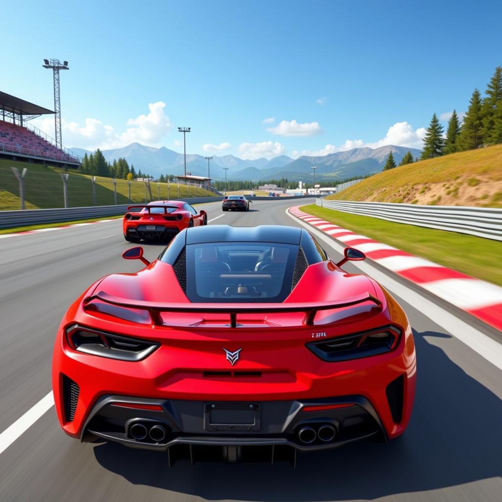 Speed Legends Mod APK Race Track View