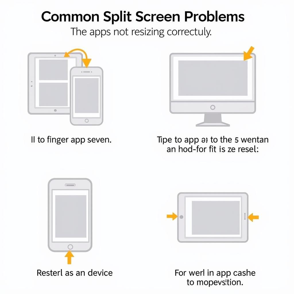 Troubleshooting Split Screen Issues