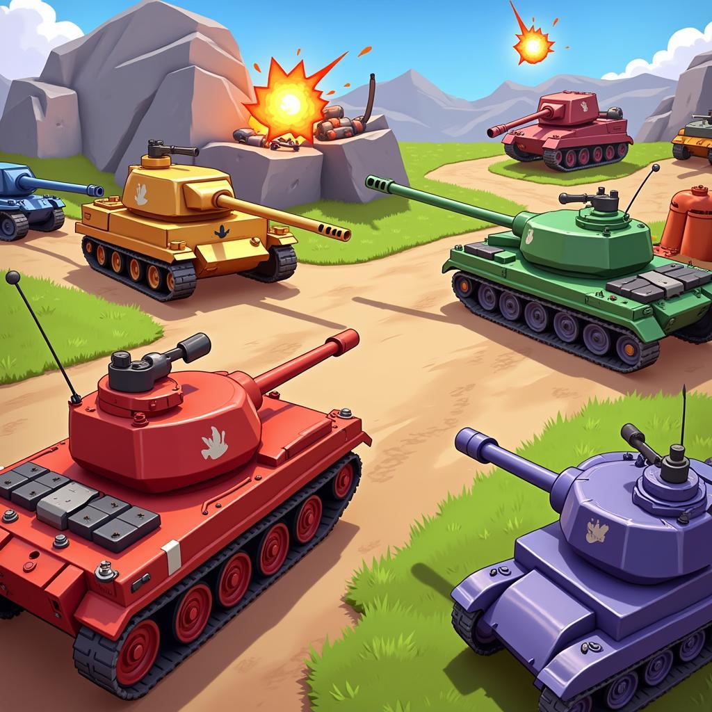 Tank Stars APK Gameplay Screenshot