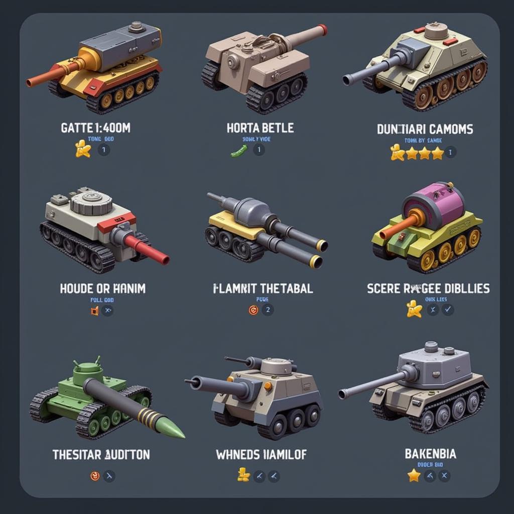 Tank Stars APK Weapons Arsenal