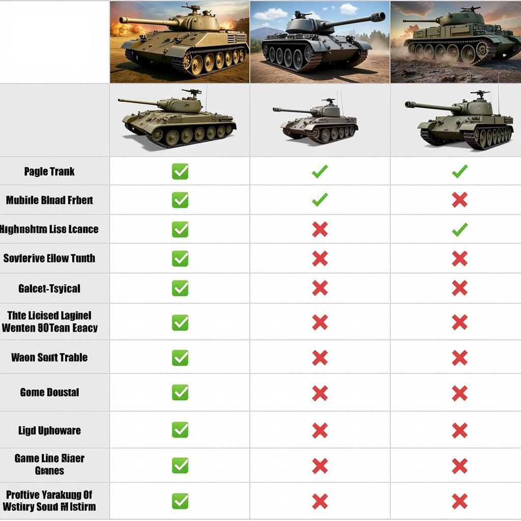 Tank Trouble APK Comparison