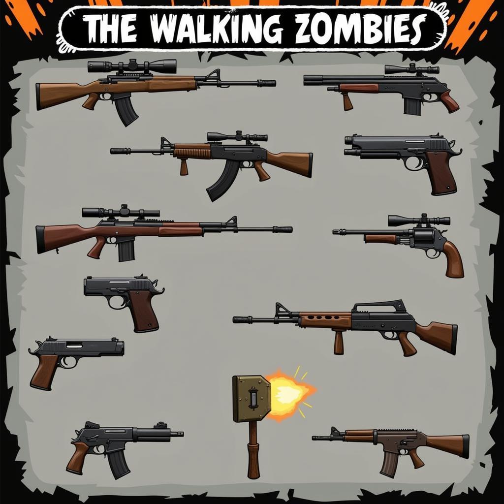 The Walking Zombie 2 Mod APK Weapon Arsenal