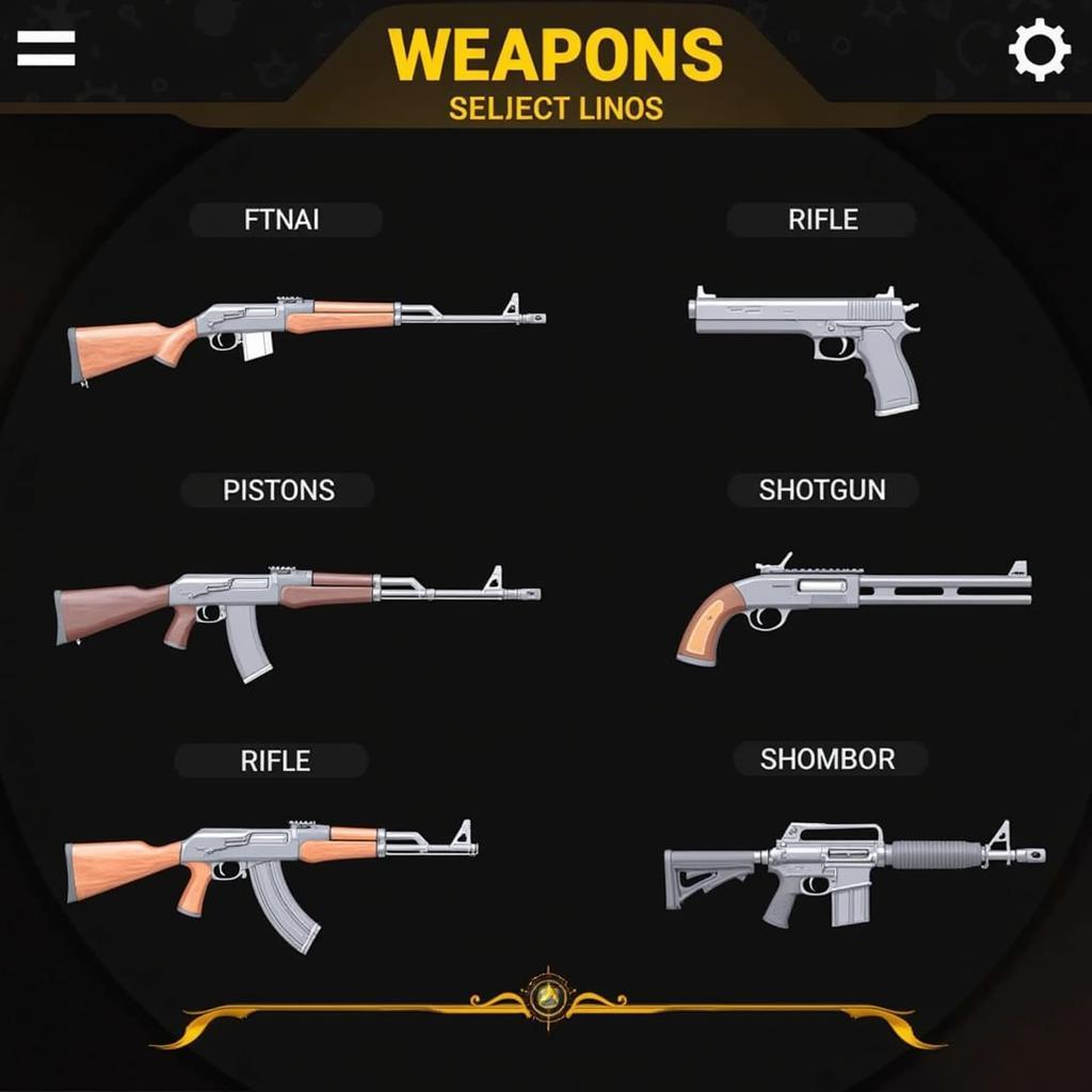 Truy Kich APK Weapon Selection