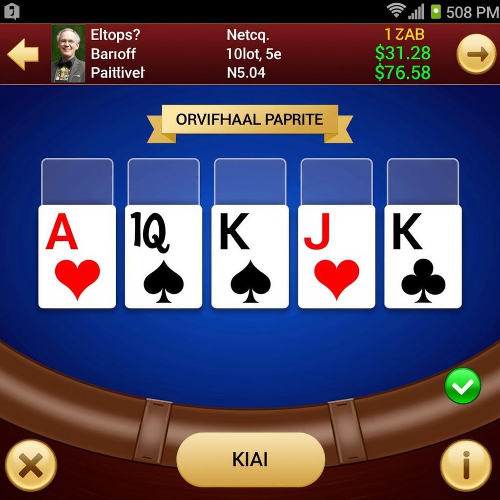 Video Poker APK Gameplay Screenshot