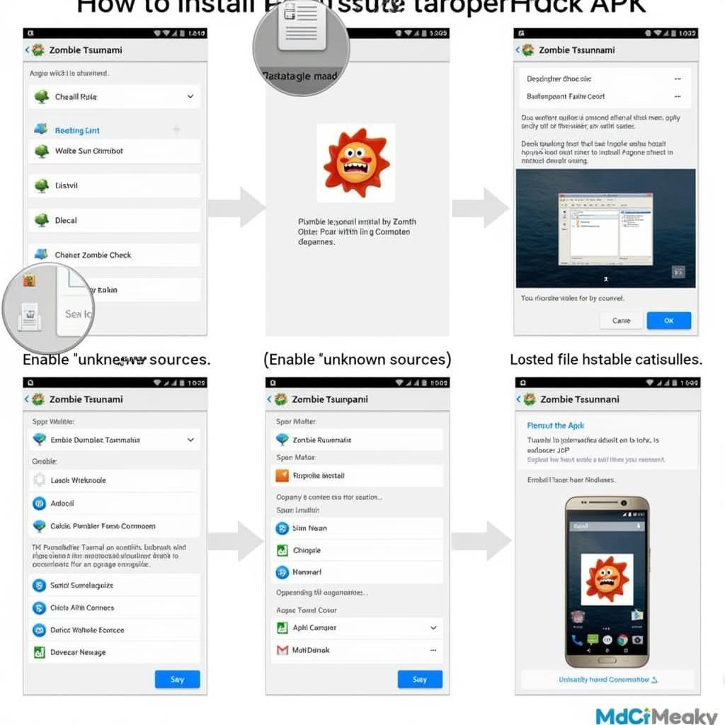 Zombie Tsunami Hack APK Installation Guide Screenshot