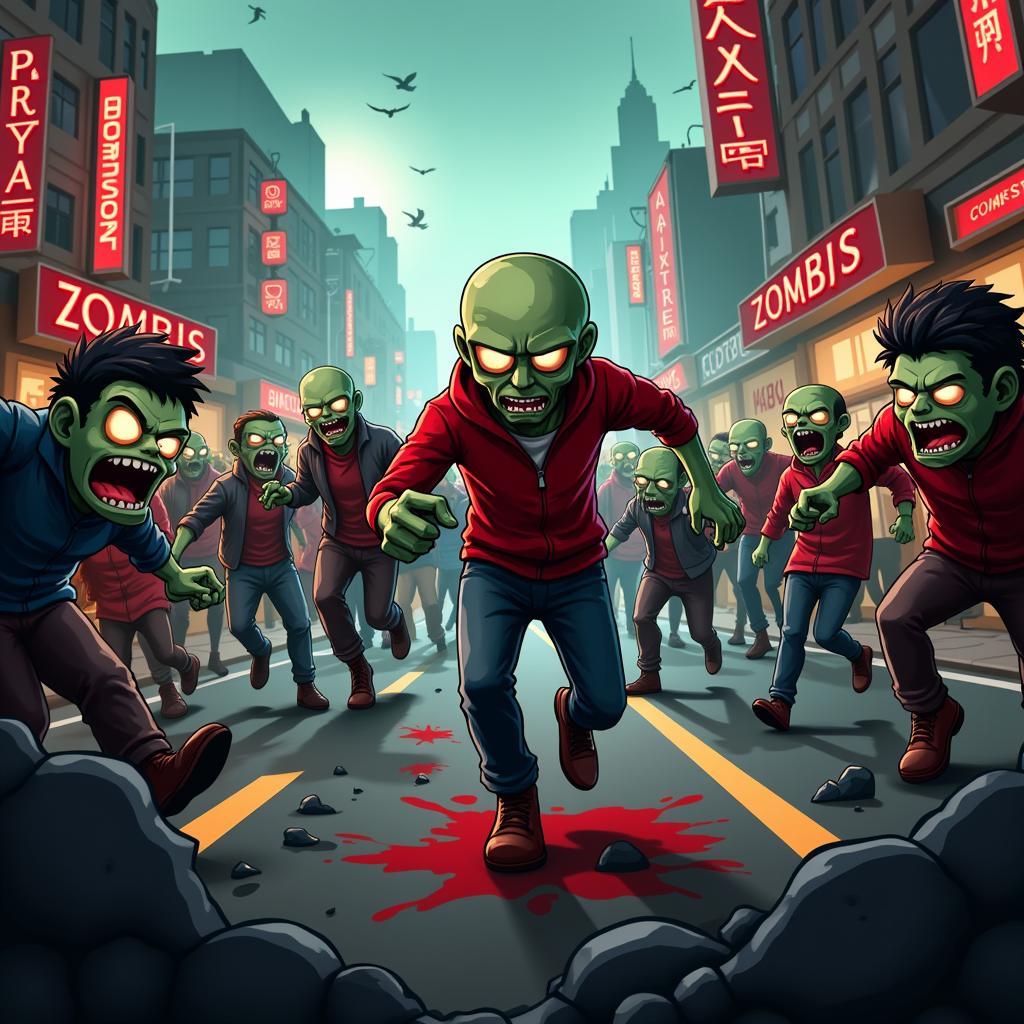 Zombie Tsunami Mod APK Gameplay